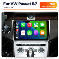 MEKEDE & NAVIFLY Android 14 Version Moniteur d'appui-tête de voiture Lecteur dvd de voiture FM/AM sans fil CP wifi pour VW10 VW Passat B6 B7 2011-2015