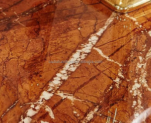 Mobile <span class=keywords><strong>TV</strong></span> Classico Lungo con Struttura in Legno Massello e Piano in Marmo, Design Europeo per Soggiorno - Product Image 5