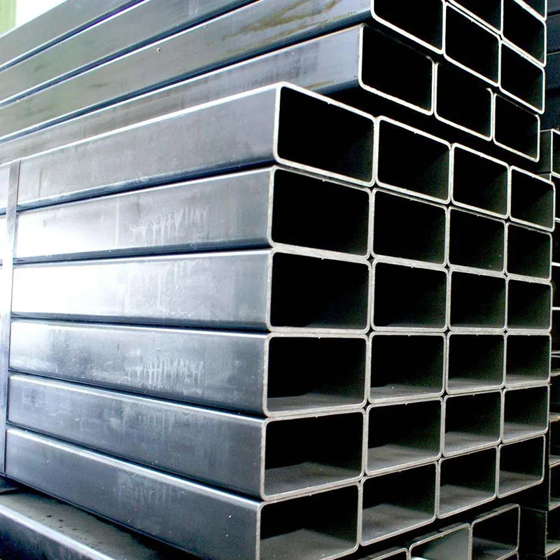 Tubo de acero cuadrado de carbono de sección hueca pre galvanizado Tubo cuadrado de 40x40 para construcción