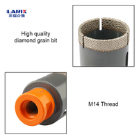 Foret diamanté brasé sous vide LARIX M14 Core 6-68 mm pour maçonnerie, béton, céramique, granit et carreaux de marbre, personnalisable