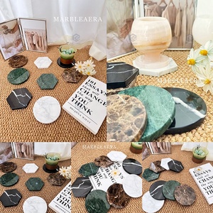 Bandeja de Mármol Natural Personalizada para Servir, Exhibición de Joyas, Plato para Frutas, Accesorios de Baño, Decoración del Hogar - Product Image 3