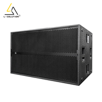 SUB 9007-AS Subwoofer Aktif Dual 21 Inch 7200W Peak 141dB Speaker Bass Profesional untuk Panggung dan Suara Live