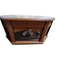 Double tuner radio AM/FM stéréo tout-en-un, plateau tournant multifonctionnel à retour automatique, lecteur de CD de Gramophone