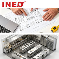 Équipements de cuisine professionnels pour hôtels et complexes hôteliers, solutions complètes de cuisine en acier inoxydable