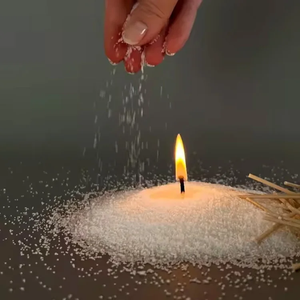 Marchio personalizzato perlato di cera di sabbia profumata di cera di candela perlata di nozze aromatico bianco perla di cera per candela - Product Image 4