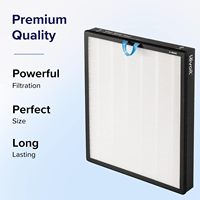 Filter Pengganti Pembersih Udara LEVOIT Vital 100S-RF & 200S-RF 3-in-1 HEPA Karbon Aktif Efisiensi Tinggi (Nylon)