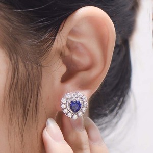 Pendientes de Zafiro con Dijes para Mujer de All Fashion Lab, Joyería de Sílice para Fiestas y Eventos - Product Image 5