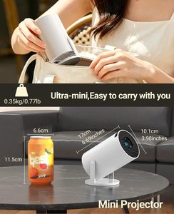 มินิโปรเจคเตอร์อัจฉริยะ 180 °   โปรเจคเตอร์หมุนได้ WiFi6 BT5.2 สำหรับการสั่งซื้อจำนวนมากเพื่อการพาณิชย์ - Product Image 4