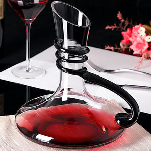 Le nouveau carafe en verre avec poignée est en vente en vente directe d'usine, carafe à whisky et à vin rouge - Product Image 3