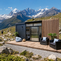 Alojamiento Turístico en la Montaña con Casa Contenedor Expandible de 20 pies, Diseño de Casa Pequeña para Recreación al Aire Libre y Proyectos Turísticos