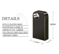 Stik Usb Logam 16 Gb Mini, Flash Drive 2.0 4Gb 8Gb 16 Gb 32G 64Gb dengan Logo Murah Usb Flash Drive Grosir