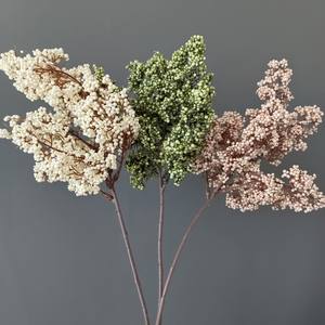 กิ่งไม้ประดิษฐ์ขนาดเล็ก ผลฮอลลี่พีวีซีเนื้อนิ่ม สไตล์นอร์ดิก สำหรับตกแต่งบ้าน โรงแรม งานแต่งงาน คริสต์มาส - Product Image 1