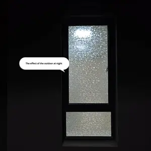 Impresionante Película de Privacidad para Ventanas de PVC con Patrón Geométrico para Baño - Hecho en Japón - Product Image 2
