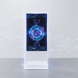 Pantalla Táctil Transparente LED de 55 Pulgadas con 600 Nits, 1080P HDR 600, Legible Bajo la Luz Solar para Uso Publicitario - Product Image 1