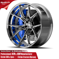 Jantes en alliage forgé WF R.1-FG 15-24 pouces 5x112 pour Audi RS3 S3 A3 TT TTS TTRS 8V 8Y 8S, kit de jantes de course légères personnalisées