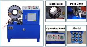 1/4 "-2" ống thủy lực uốn tóc bồng Máy ép 10 bộ miễn phí chết 5 thứ hai nhanh chóng chính xác Báo Chí lõi bằng sáng chế - Product Image 4