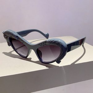 Sunray Newst Trendy Colorful High Quality Sunglasses Fashionable <strong>Blue</strong> Gold Transparent PC Frame Pink Black <strong>Party</strong> Sun <strong>Glasses</strong> - Product Image 5