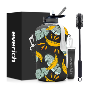 Bình Nước Tạo Động Lực Bằng Nhựa 1 Gallon Không Chứa BPA Văn Bản Tùy Chỉnh Bình Uống Nước Thể Thao Dung Tích Tùy Chỉnh PETG 2 Lít - Product Image 2