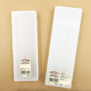 Étui à crayons en plastique, étuis à crayons transparents et écologiques en plastique - Product Image 2