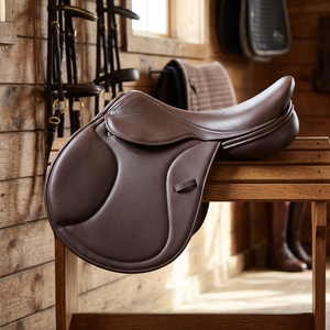 Silla de Montar Euro Cavall Industries de Cuero Genuino con Marco de Madera - Silla de Montar Marrón de Alta Calidad para Caballos, Diseño Personalizado Horse Freedom - Product Image 2