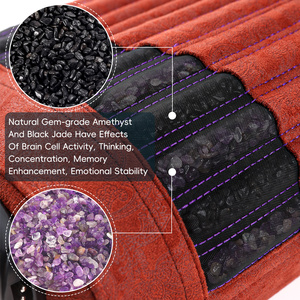 Bantal Pijat Kepala Luxuryade D50 Amethyst Jade Heating Pillow Terapi Bio PEMF Ion Negatif Inframerah Jauh - Product Image 2