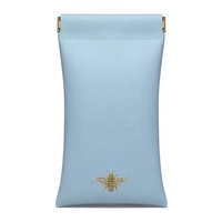 Étui à lunettes en cuir PU personnalisé avec logo, étui à lunettes de soleil, étui à lunettes de vue, pochette à lunettes avec chiffon pour lunettes