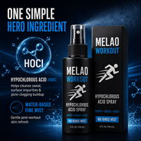 Private Label Hypochlorous Acid HOCl Post-Workout Spray 118ml Wasserbasierter Feinsprüher für Körper, Rücken, Gesicht, ohne Ausspülen, erfrischend