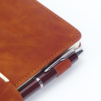 Ensemble de carnets A5 très vendu, premier choix des étudiants, en cuir PU de qualité supérieure, idéal pour les kits de bienvenue des nouveaux employés, les essentiels quotidiens du bureau et les équipes.