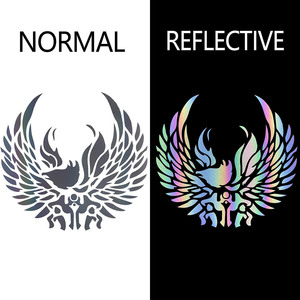 DiyLobby เกาหลีสะท้อนความร้อนไวนิลสะท้อนแสงสีรุ้ง HTV ม้วนไวนิลรีดบนไวนิลสำหรับเสื้อยืด <span class=keywords><strong>cricut</strong></span> ออกแบบ DIY - Product Image 5