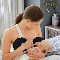 Compresse de gel réutilisable chaude/froide pour les soins post-partum des seins : soulage l'engorgement, les canaux laitiers obstrués, la douleur et l'inconfort thoracique