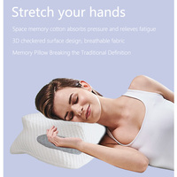 Vente Flash : Oreillers Ergonomiques Orthopédiques en Tissu Soie Glacée avec Mousse à Mémoire de Forme pour Dormeurs Latéraux