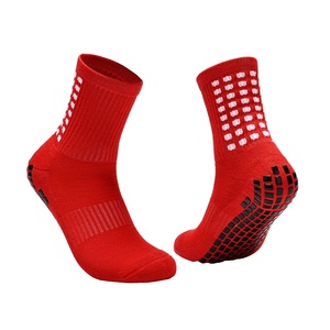 Chaussettes de football d'été professionnelles pour jeunes, mi-mollet, antidérapantes avec grip en gel, amortissantes, semelle renforcée en tissu éponge, respirantes - Product Image 2