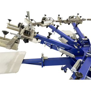 Imprimante sérigraphique manuelle 8 couleurs 8 stations, machine de sérigraphie à carrousel pour l'<span class=keywords><strong>impression</strong></span> <span class=keywords><strong>textile</strong></span> - Product Image 2