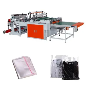 Zhejiang Baihao Double lines printed bag OPP BOPP PE PP side sealer bag machine