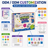 Kit de fabrication de slime et de balles anti-stress DIY en gros, prêt à la vente, approvisionnement en vrac pour distributeurs de jouets, OEM ODM personnalisé, jouet sensoriel