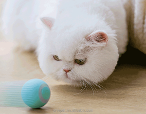 ลูกบอลไฟฟ้าม้วนอัตโนมัติสำหรับแมวของเล่นแมวสัตว์เลี้ยงอัจฉริยะของเล่นสำหรับแมวกระตุ้นการเล่นแมว - Product Image 3