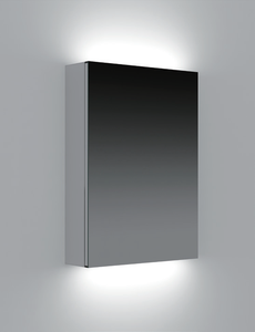 Armoire de salle de bain murale en aluminium <span class=keywords><strong>MEBO</strong></span> au design moderne avec miroir intégré - Product Image 2