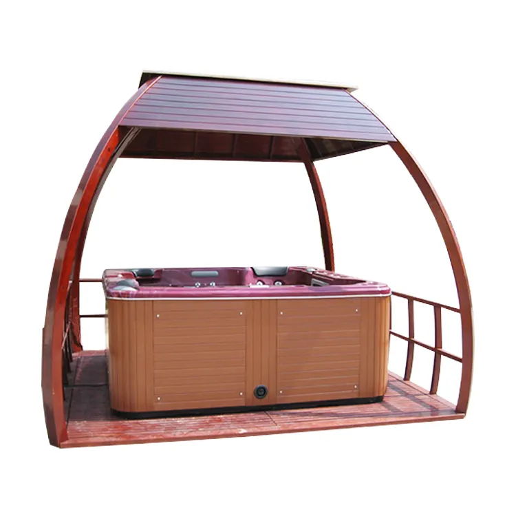 tuin gazebo hot tub gazebo sr881 houten