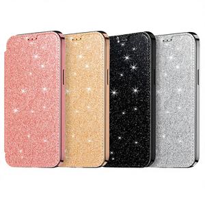 Funda Tipo Cartera Plegable de Cuero con Soporte Magnético, Ranuras para Tarjetas y Acabado Electrochapado para Teléfonos Pixel - Product Image 1