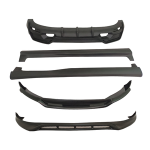 RUNZE MG 3 2011-2013 BTCC Style Bumper Kit with Tow <b>Hook</b> Front Lip Side Skirt ABS Material Rear Diffuser - Product Image 1