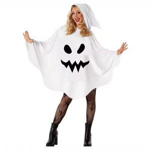 ชุดคอสเพลย์ปาร์ตี้ฮาโลวีนสำหรับผู้ใหญ่ชุดฮาโลวีนผีปีศาจสีขาวเรืองแสงในที่มืดชุดเกม - Product Image 2