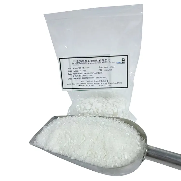 High quality construction cement mortar wall putty PCE high range water reducer superplasticizer