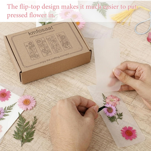Confezione Porta Segnalibri, Espositori per Segnalibri Fatti a Mano con Amore, con Sacchetti e <span class=keywords><strong>Libro</strong></span> in Resina da Appendere - Product Image 6