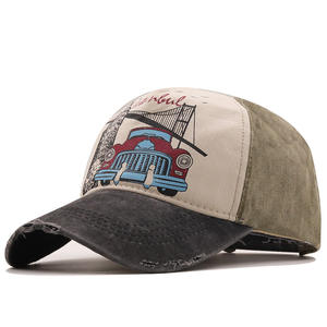 4 Stili di Cappellini da Baseball con Ricamo <span class=keywords><strong>Istanbul</strong></span>, in Cotone Lavato, Regolabili, Effetto Vissuto, per Uomini e Donne - Product Image 5