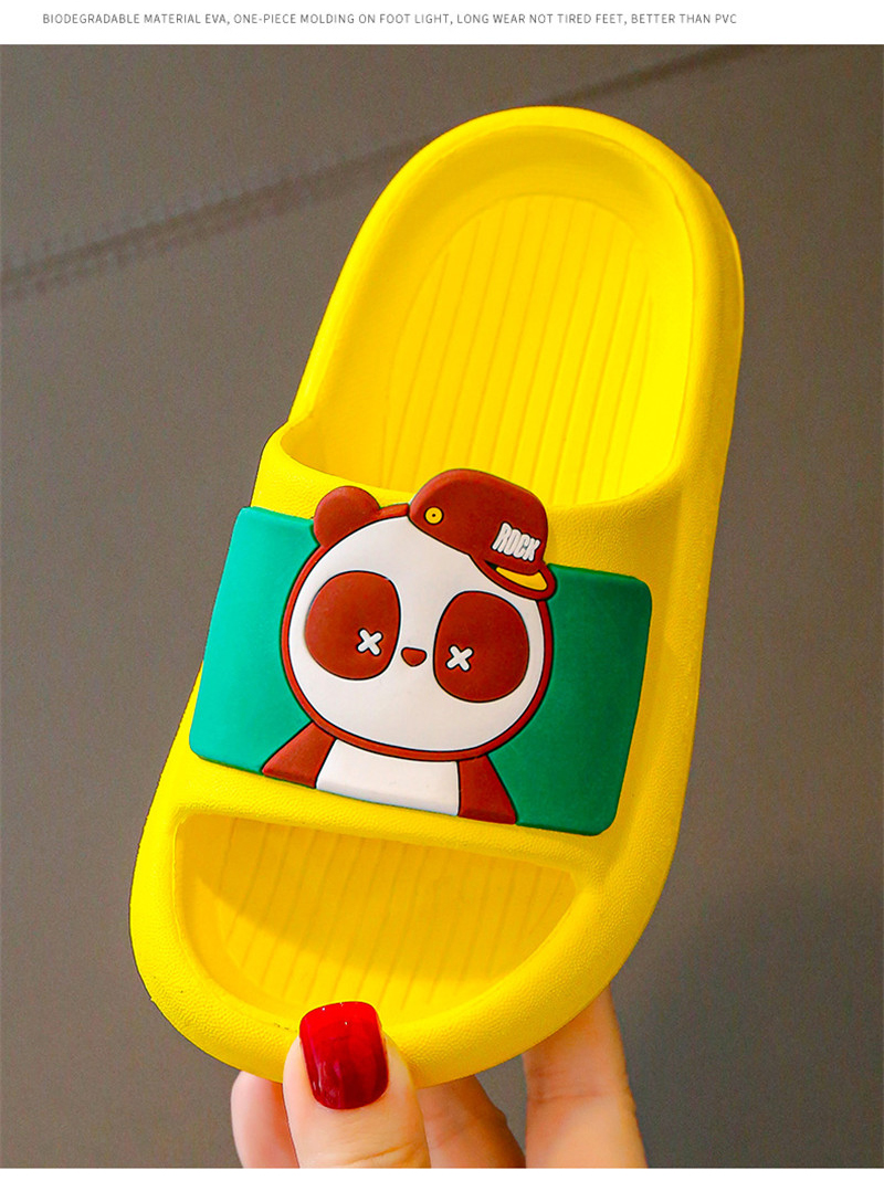 Children's Slippers Boys and Girls Indoor Anti-slip Soft Bottom Cartoon Baby Slides Slippers