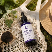 Gouttes liquides classiques OEM de mélatonine, magnésium et camomille pour le sommeil – Soutien botanique pour la relaxation nocturne et le maintien d'un bien-être apaisant en fin de soirée