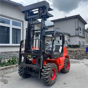 Carretilla elevadora para todo terreno y accesorios Nueva carretilla elevadora para terreno áspero alimentada por un motor diésel Carretilla elevadora diésel de <span class=keywords><strong>3</strong></span> toneladas con tracción en las 4 ruedas - Product Image 6