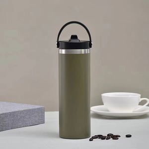 Taza Térmica de 20oz para Sublimación con Pajita, Acero Inoxidable 304, para Oficina y Conducción, Personalizable con Transferencia de Calor, Taza en Blanco - Product Image 6