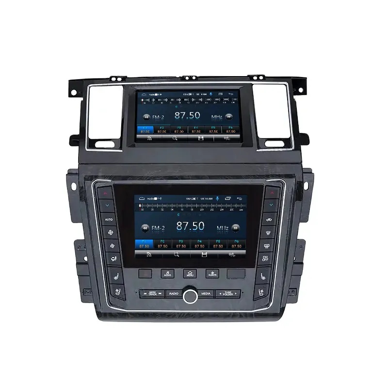 Kirinavi Car Radio for Nissan Patrol Y62 2012 2020 Android 11 Dual Screen Car Stereo Multimedia Player Tape Recorder Head Unit