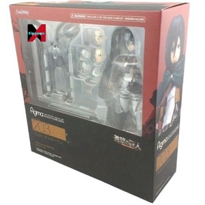 Attacco a titano Figma Trio Set Mikasa Eren Levi Figure <span class=keywords><strong>Anime</strong></span> modello articolato regalo da collezione in scatola - Product Image 5